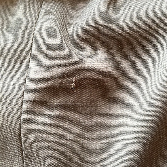 Burberry London Brown Straight Leg Tailored Trousers Wool Blend Buttoned Sz 6 - Picture 8 of 16